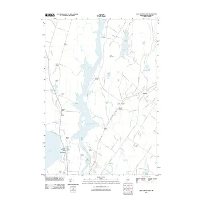2011 Map of Lake Auburn East, 2011 Print