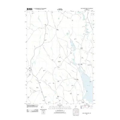 2011 Map of Lake Auburn West, 2011 Print