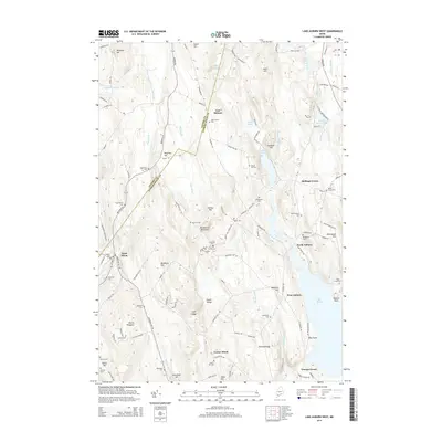 2014 Map of Lake Auburn West, 2014 Print