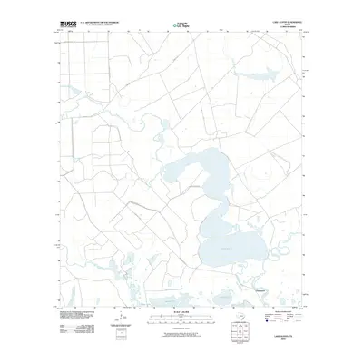 2010 Map of Lake Austin, 2010 Print