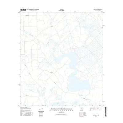 2016 Map of Lake Austin, 2016 Print