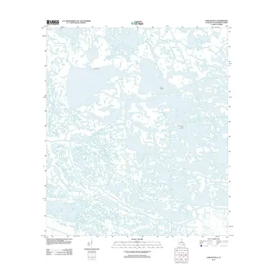 2012 Map of Lake Batola, 2012 Print