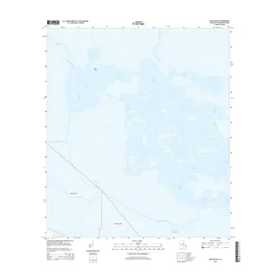 2015 Map of Lake Batola, 2015 Print
