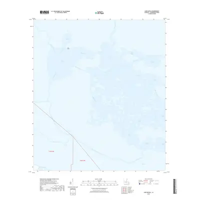2018 Map of Lake Batola, 2018 Print