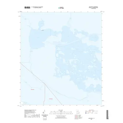 2020 Map of Lake Batola, 2020 Print