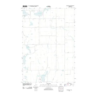 2010 Map of Lake Beauty, 2010 Print