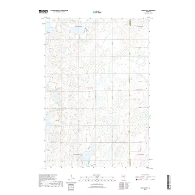 2019 Map of Lake Beauty, 2019 Print