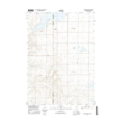 2016 Map of Lake Benton NW, 2016 Print