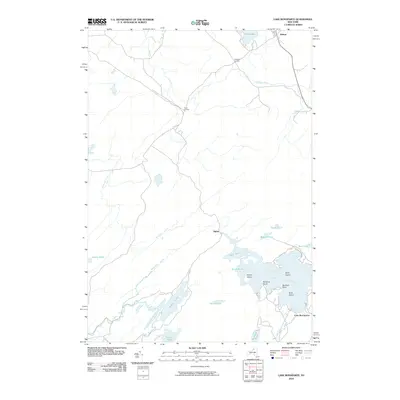 2010 Map of Lake Bonaparte, 2010 Print