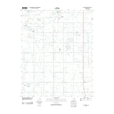 2010 Map of Lake Boren, 2010 Print