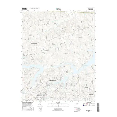 2016 Map of Lake Brandt, 2016 Print