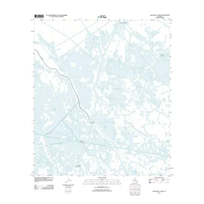 2012 Map of Lake Bully Camp, 2012 Print