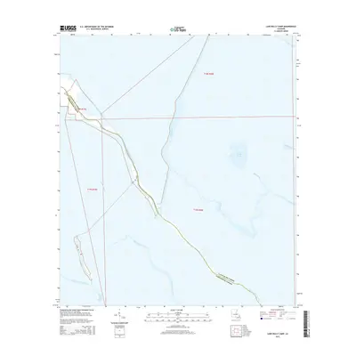 2015 Map of Lake Bully Camp, 2015 Print
