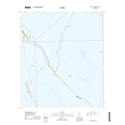 2018 Map of Lake Bully Camp, 2018 Print