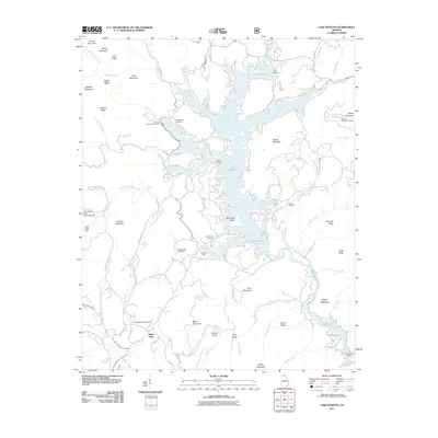 2011 Map of Lake Burton, 2011 Print