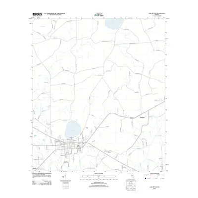 2012 Map of Lake Butler, 2012 Print