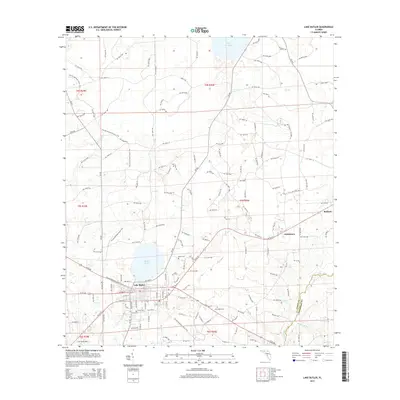 2015 Map of Lake Butler, 2015 Print