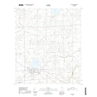 2018 Map of Lake Butler, 2018 Print