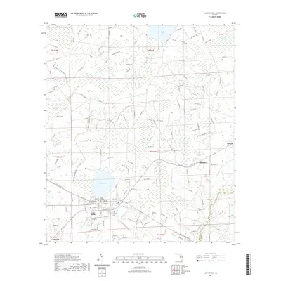2021 Map of Lake Butler, 2021 Print