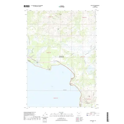 2017 Map of Lake Butte, 2017 Print