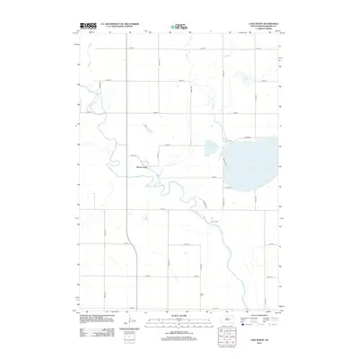 2012 Map of Lake Byron, 2012 Print