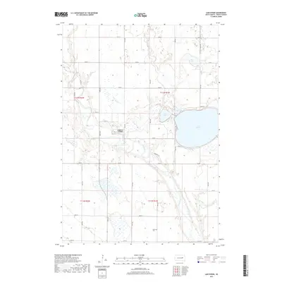 2017 Map of Lake Byron, 2017 Print