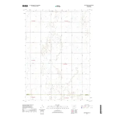 2017 Map of Lake Byron NW, 2017 Print