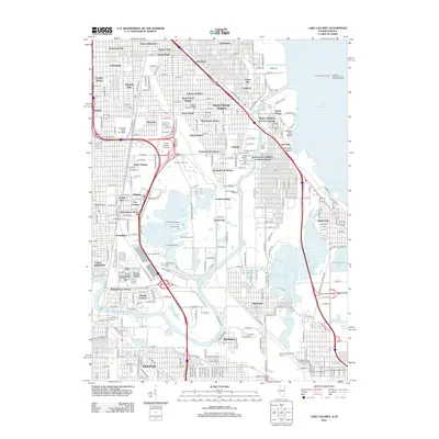 2012 Map of Lake Calumet, 2012 Print