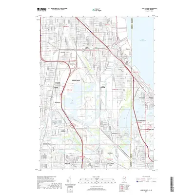 2018 Map of Lake Calumet, 2018 Print