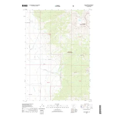 2020 Map of Lake Cameron, 2020 Print
