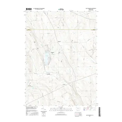 2016 Map of Lake Canadohta, 2016 Print