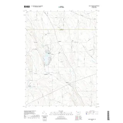 2019 Map of Lake Canadohta, 2019 Print
