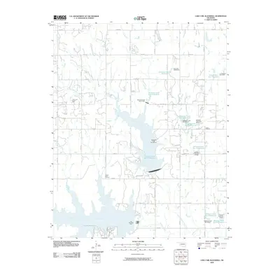 2009 Map of Lake Carl Blackwell, 2009 Print