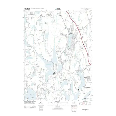 2013 Map of Lake Carmel, 2013 Print