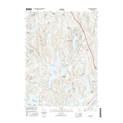 2016 Map of Lake Carmel, 2016 Print
