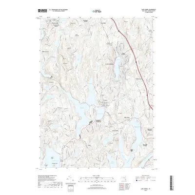 2019 Map of Lake Carmel, 2019 Print