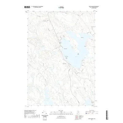 2021 Map of Lake Cathance, 2021 Print