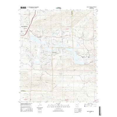 2017 Map of Lake Catherine, 2017 Print