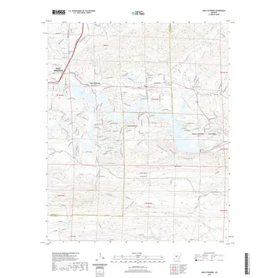 2020 Map of Lake Catherine, 2020 Print