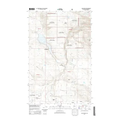 2014 Map of Lake Chaplain, 2014 Print