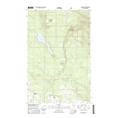 2017 Map of Lake Chaplain, 2017 Print
