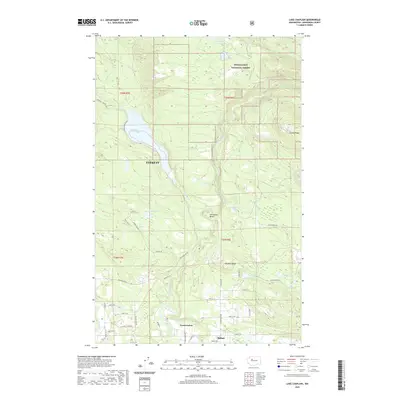 2020 Map of Lake Chaplain, 2020 Print