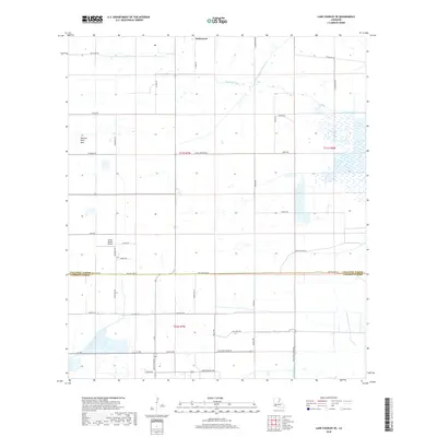 2018 Map of Lake Charles SE, 2018 Print