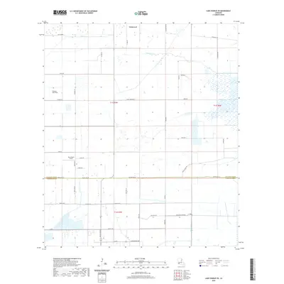 2020 Map of Lake Charles SE, 2020 Print