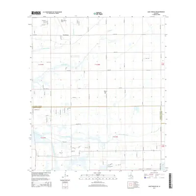 2015 Map of Lake Charles SW, 2015 Print