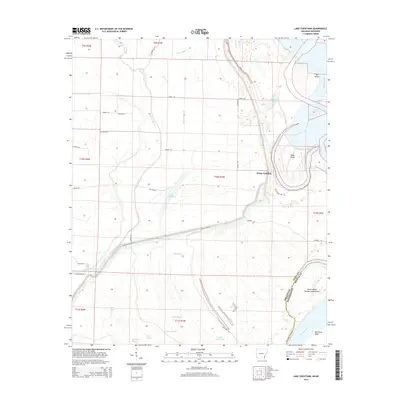 2014 Map of Lake Cheatham, 2014 Print