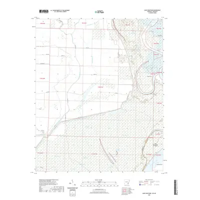 2020 Map of Lake Cheatham, 2020 Print