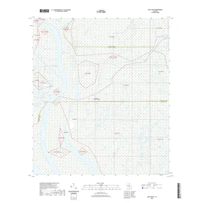 2020 Map of Lake Chicot, 2020 Print