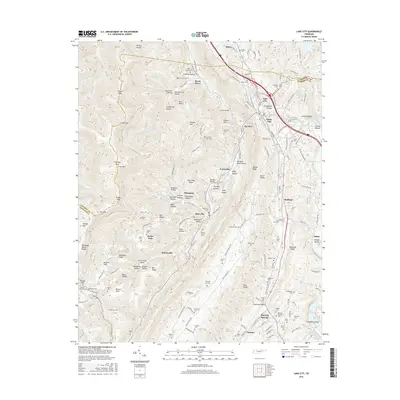 2016 Map of Lake City, 2016 Print