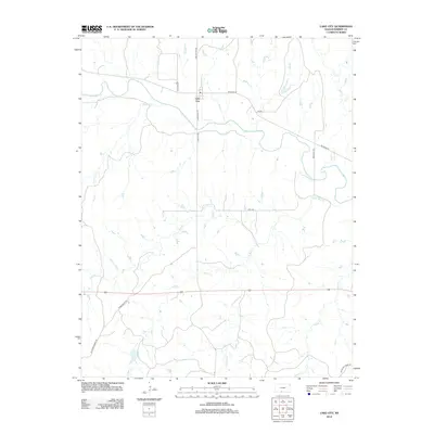 2012 Map of Lake City, 2012 Print